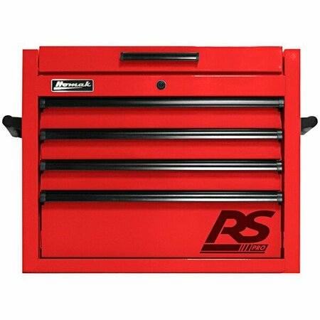 HOMAK RS Pro 27'' Red 4-Drawer Top Chest RD02027401 571RD02027401